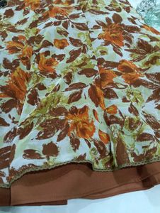 Floral Print Skirt