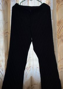 Vertical Striped Highwaisted Bootcut Pants