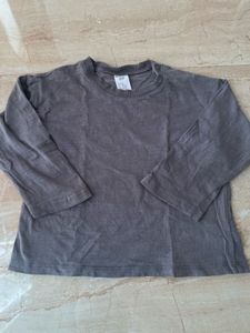 Grey Full sleeve H&amp;M And  Wotnot Tshirt 12-18month