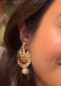 Elegant Paisley Drop Earrings