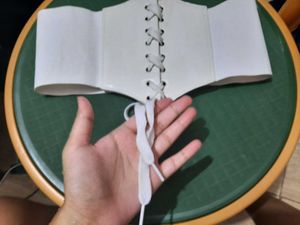 White Corset Belt