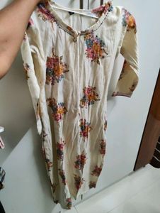 Floral Print Kurta
