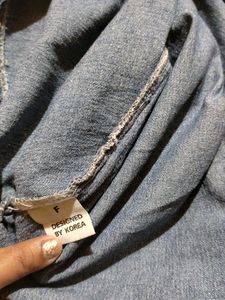 Unisex Denim Button Long Sleeve Shirt