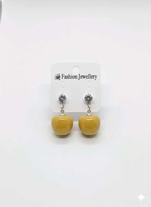 Yellow Drop Earrings
