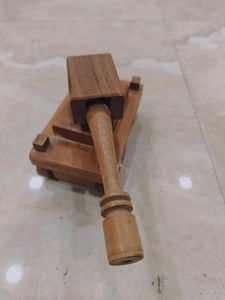 Tank showpiece for home decoration made of wood
