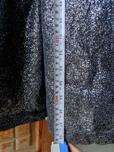 Shimmer Evening Gown Black And Copper Combo