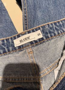 Bluer Wide Leg Denim Jeans