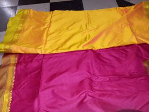 Mango Yellow Saree