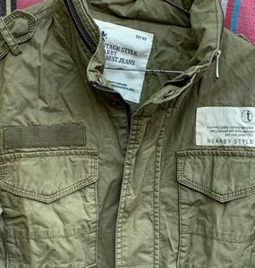 Men&#39;s Olive rare vintage Green Jacket