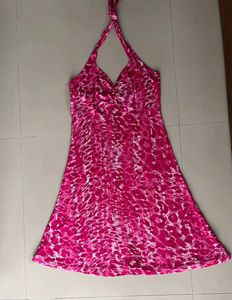 Pink Animal Print Dress