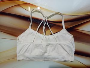 White Sports Bra