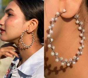 Combo Of 4 Pearl Hoops ...💞