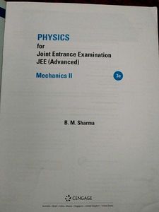 JEE Advanced Physics Mechanics II by B.M. Sharma