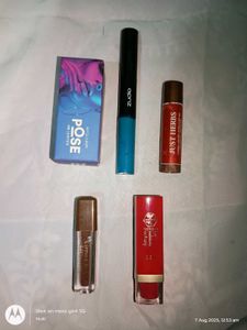 zudio myglamm just herbs lipstick eyeliner combo