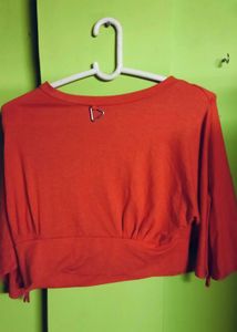 Orange Colour Top