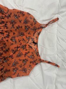 Floral Cami Sheer Top