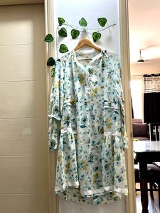 Floral Print Tiered Tunic