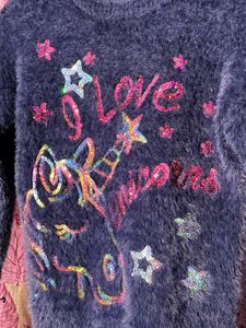 F&amp;F 'Love' Embellished Sweater