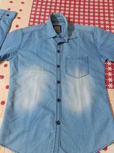 Denim Long Sleeve Shirt