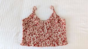 Floral Print Crop Top