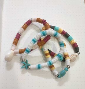Beachy Bracelet Stack 𓆉°❀⋆.ೃ࿔*:･