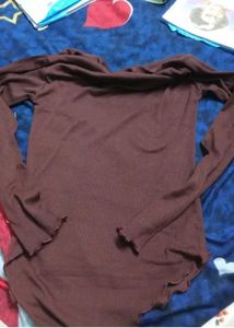 Brown Assymetric Top