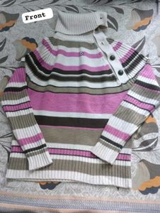 turtleneck knit top for women