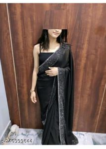 Black Colour Saree Latest Design ...