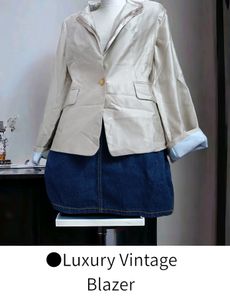 Vintage 80s Padded Luxury Olivia Blazer(Women)