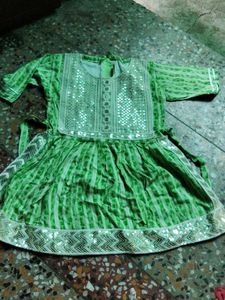 Green Kurta Set