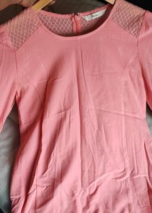 Price Dropped! Roem Pink Stretch Tee.Size S-M