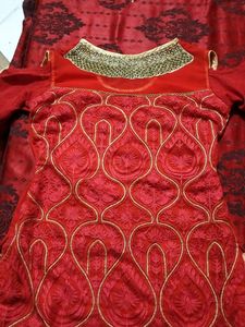 Heavy Kurti Set With Pant..❤️💛