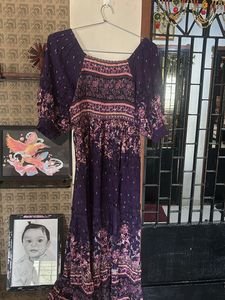 Floral Print Maxi Dress