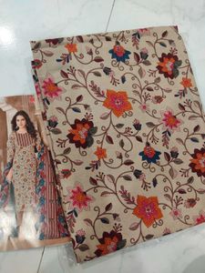 &#34;Elegant Floral Suit by Mayur Creation Material