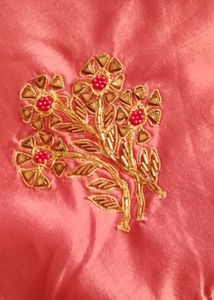 Elegant pure Russian silk saree unused