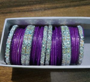 Purple Bangles Set
