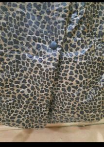 Leopard Print Puffer Jacket