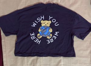 Cute Bear Graphic Tee Size S