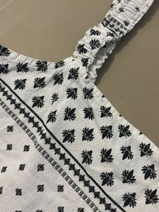 Patterned Crop Top