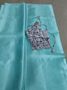 Elegant Blue Saree