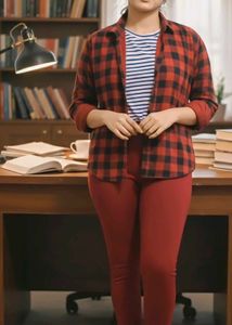 GO COLOURS RED LEGGINGS