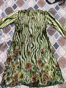 Vintage Floral Print Dress