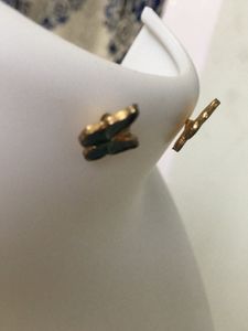 Tarnished Butterfly Stud Earrings
