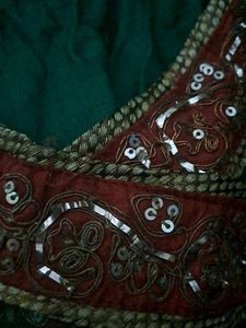 Green Anarkali Suit