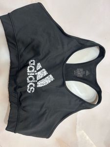 Adidas Black Sports Bra - Size XL