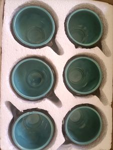 Dot Printed Tea Cups