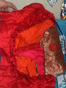 Beautiful Saree With Stiched Blouse