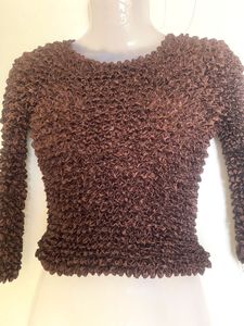 Brown popcorn top