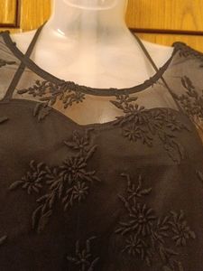 Black Partywear Dress For Women
