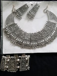 German Silver Set With Bracelet
